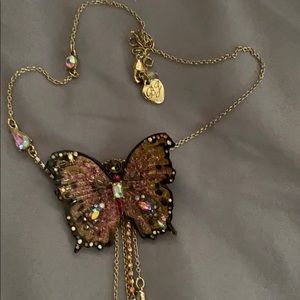 Betsey Johnson Butterfly necklace